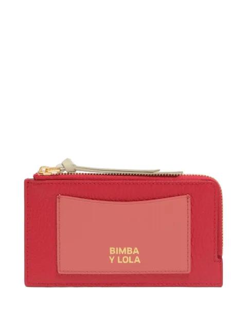 zip-fastening panelled purse by BIMBA Y LOLA