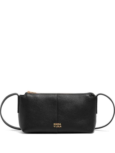 zip leather mini bag by BIMBA Y LOLA