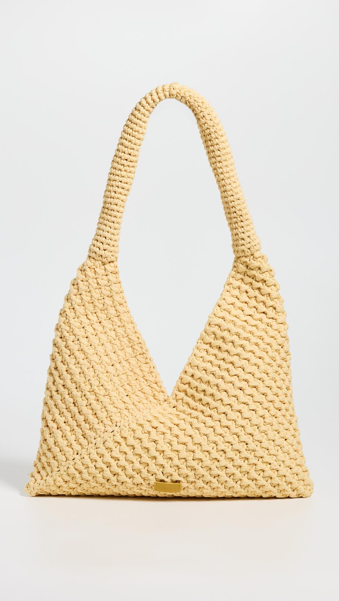 Lara Triangle Tote by BINGE KNITTING