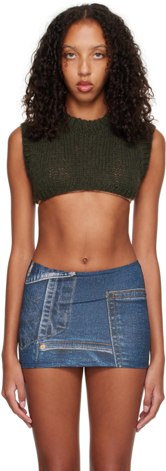 SSENSE Exclusive Green Vermouth Turtleneck by BINYA