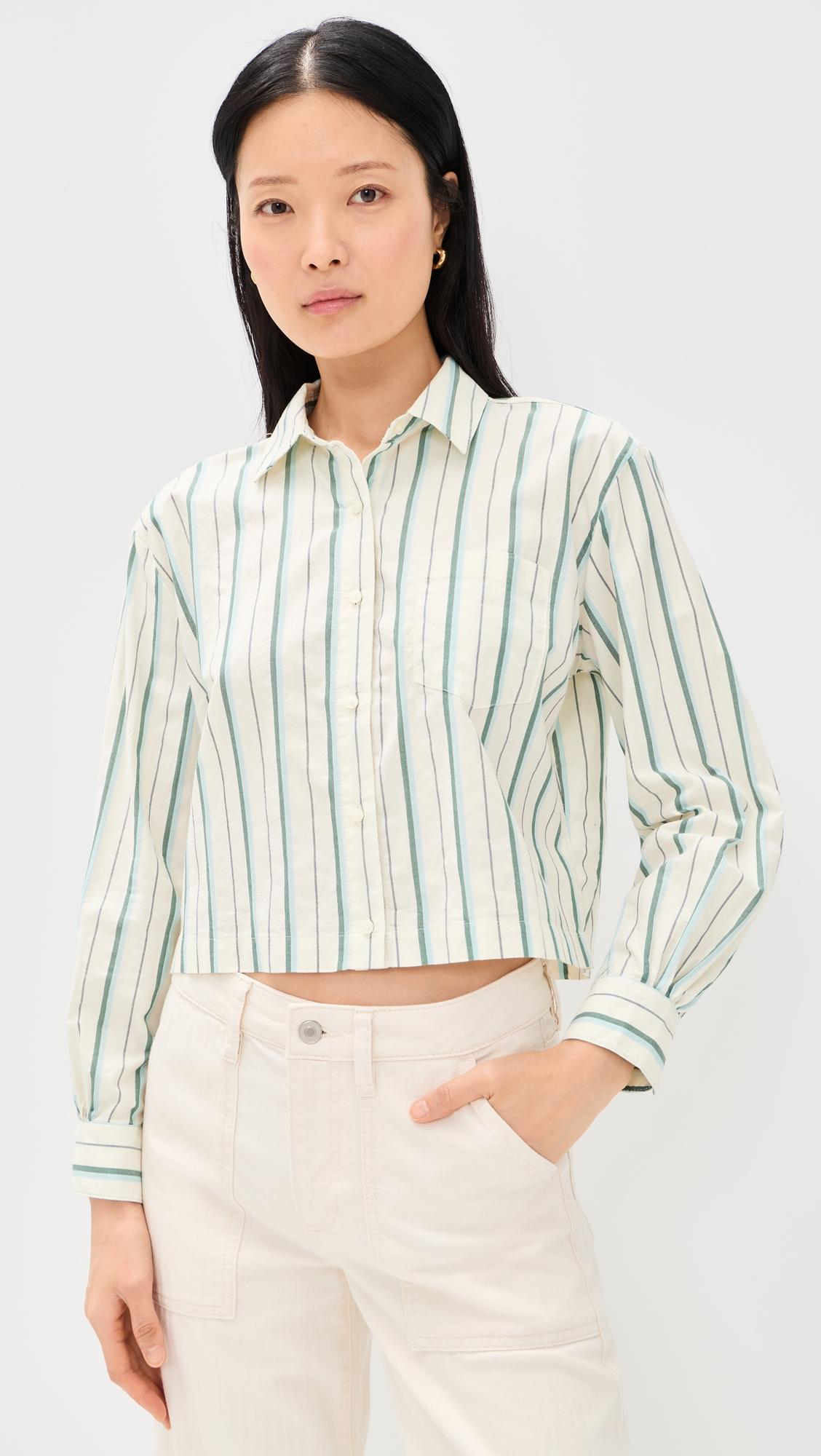 Nessa Stripe Shirt by BIRDS OF PARADIS