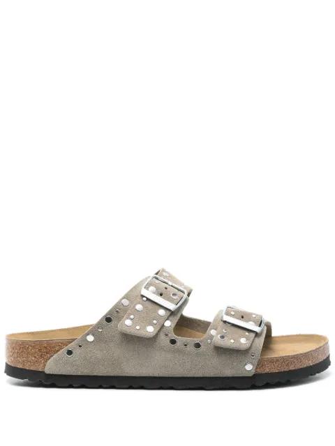 Arizona Rivet studded flat sandals by BIRKENSTOCK