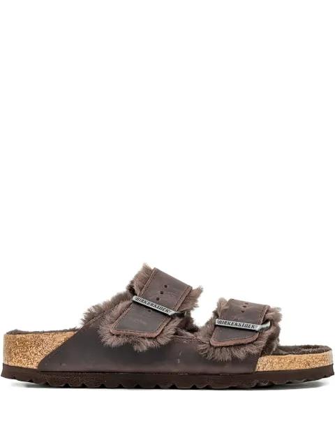 Arizona shearling "Habana" sandals by BIRKENSTOCK