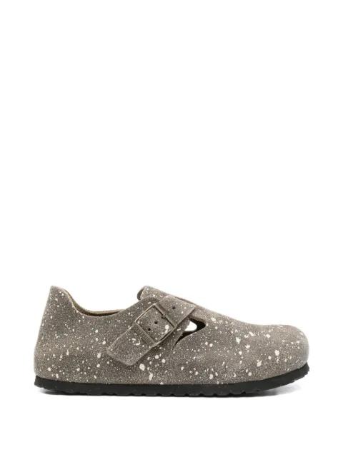 BIRKENSTOCK 1774 x SONG FOR THE MUTE speckled-suede loafers by BIRKENSTOCK