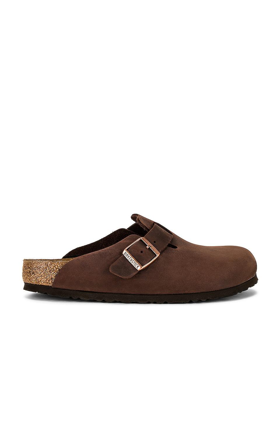 BIRKENSTOCK Boston Clog in Brown by BIRKENSTOCK