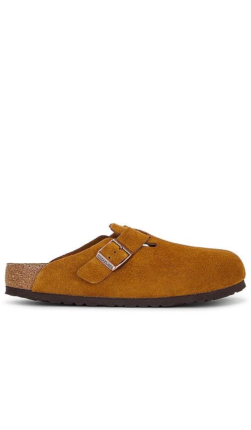 BIRKENSTOCK Boston Soft Footbed in Brown by BIRKENSTOCK