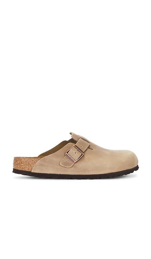 BIRKENSTOCK Boston Soft Footbed in Brown by BIRKENSTOCK