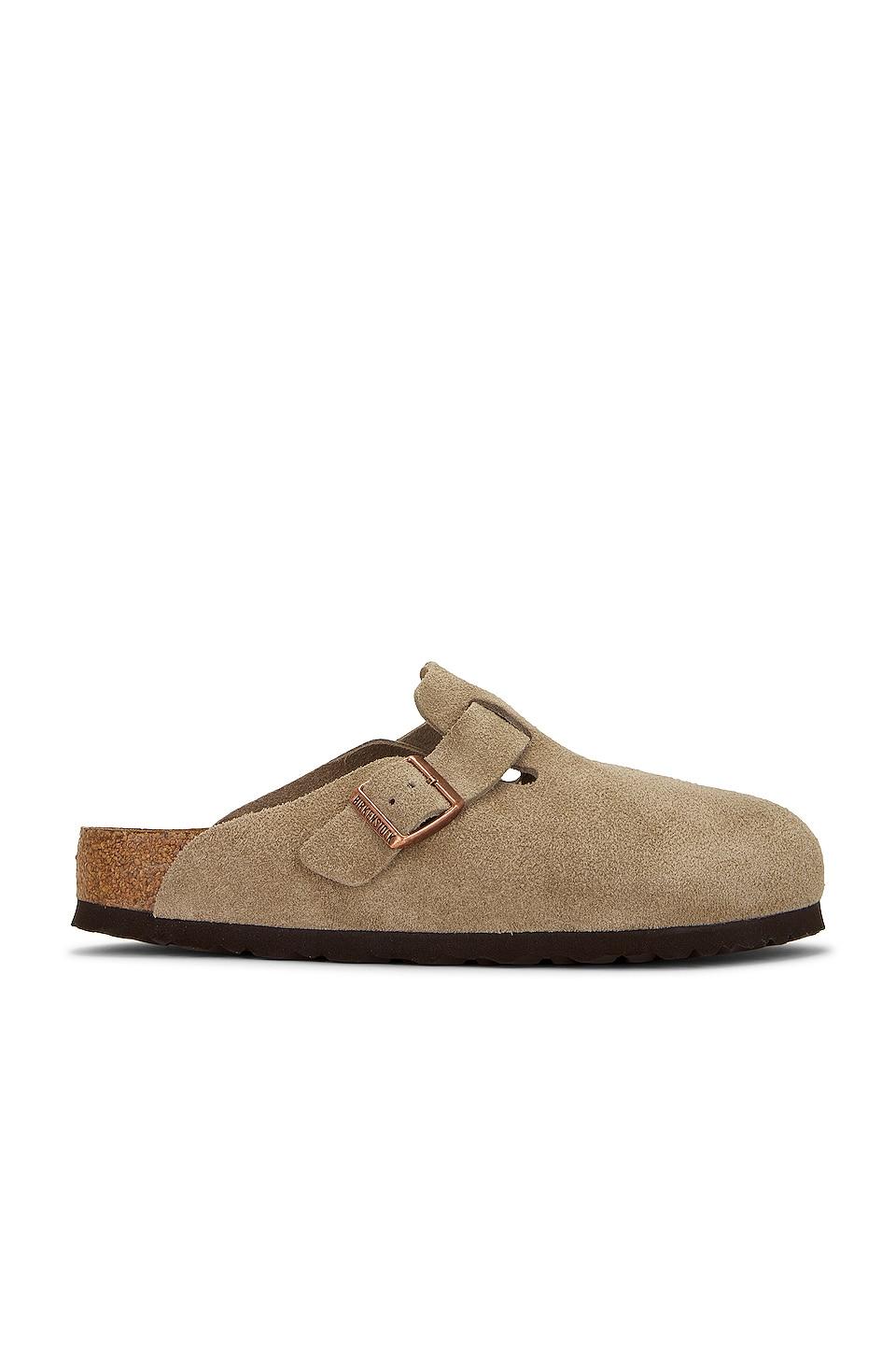 BIRKENSTOCK Boston Soft Footbed in Brown by BIRKENSTOCK