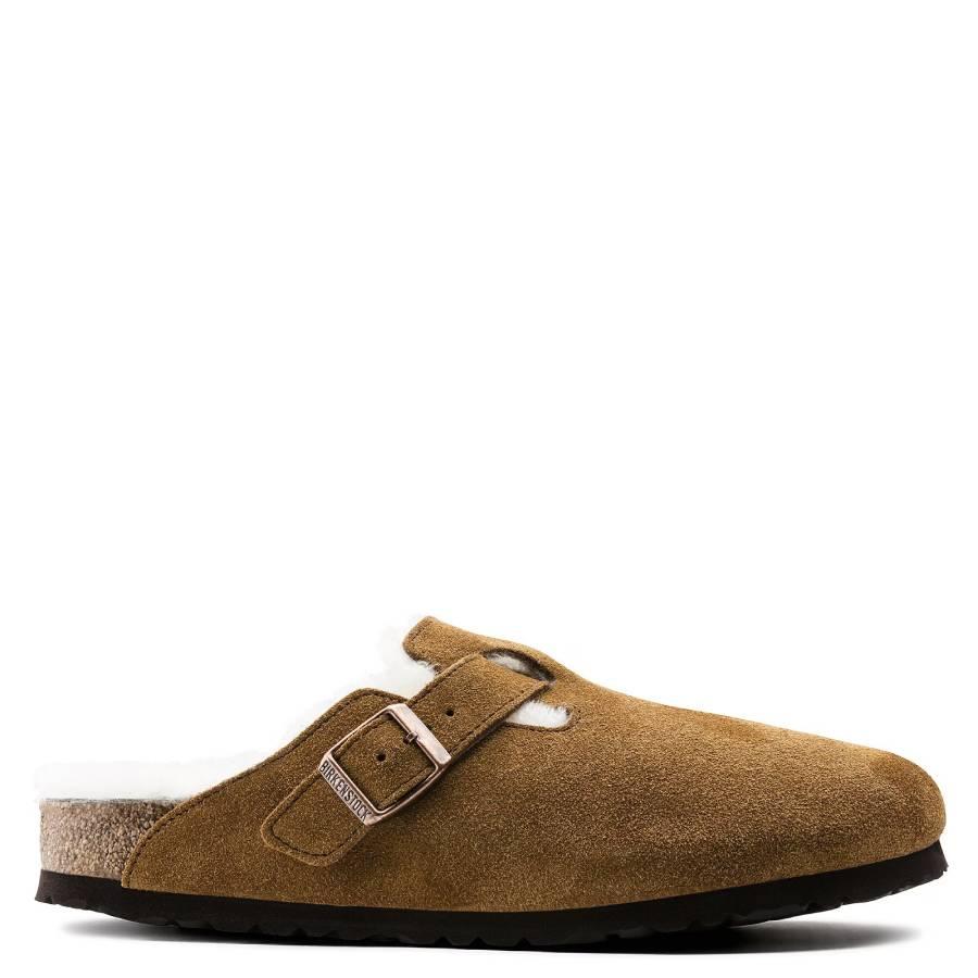 Birkenstock Ladies Mink Boston Shearling Clog by BIRKENSTOCK