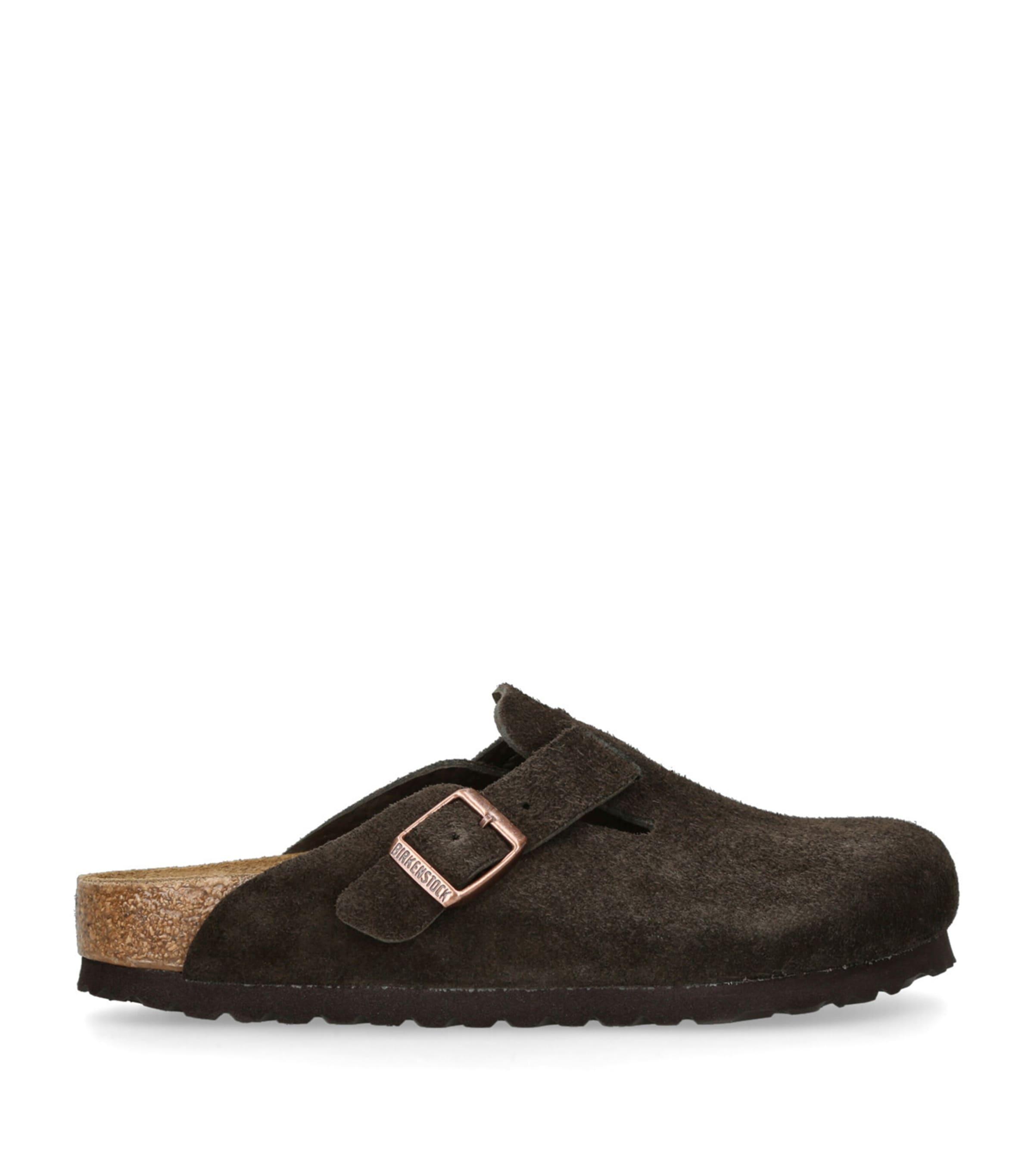 Birkenstock Suede Boston Clogs by BIRKENSTOCK