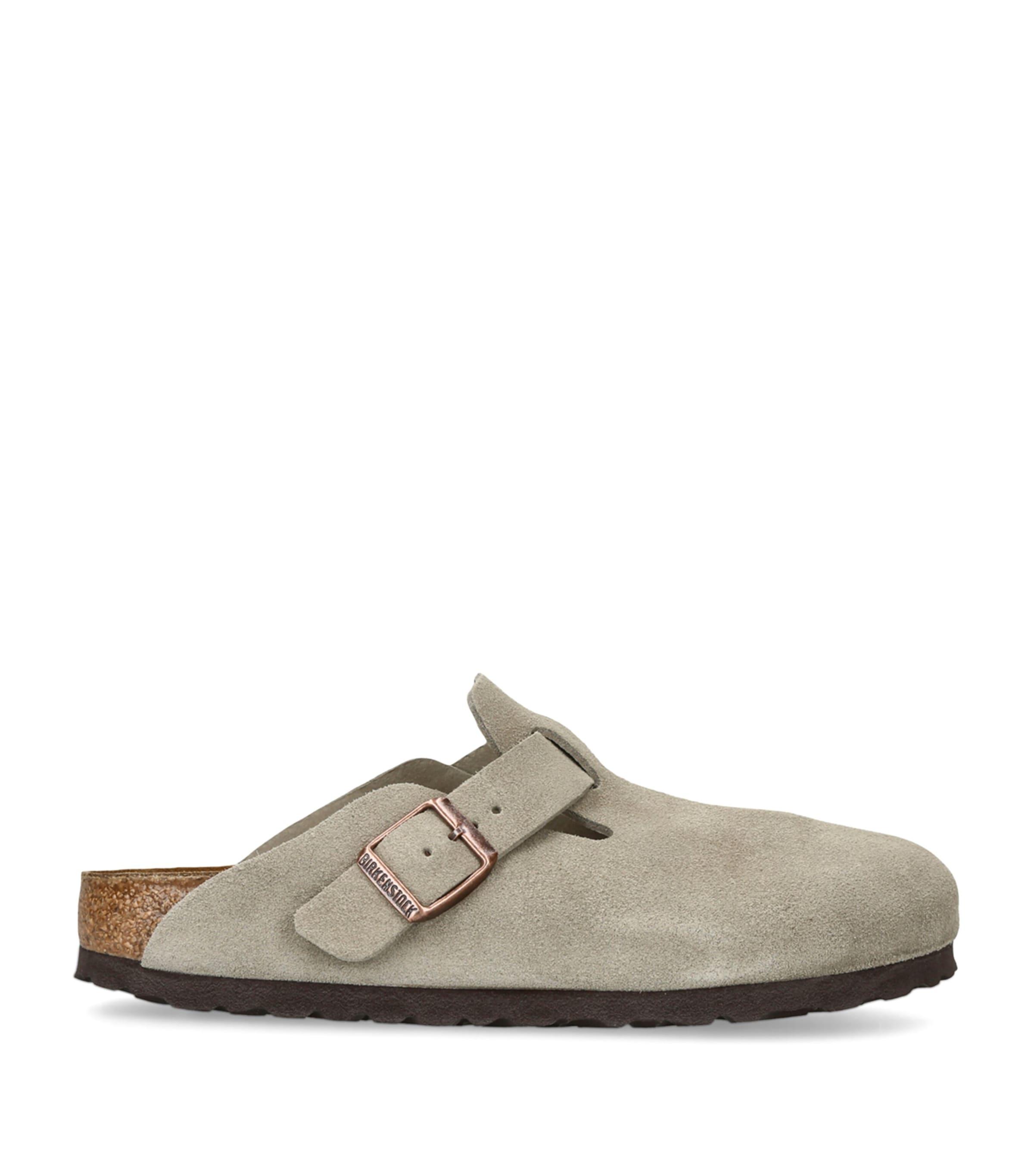 Birkenstock Suede Boston Clogs by BIRKENSTOCK