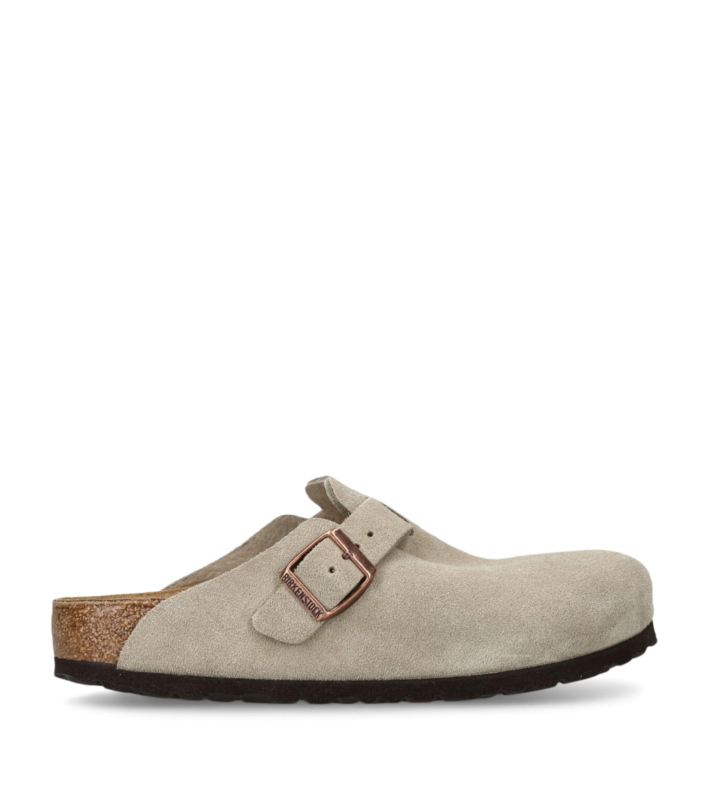 Birkenstock Suede Boston Clogs by BIRKENSTOCK