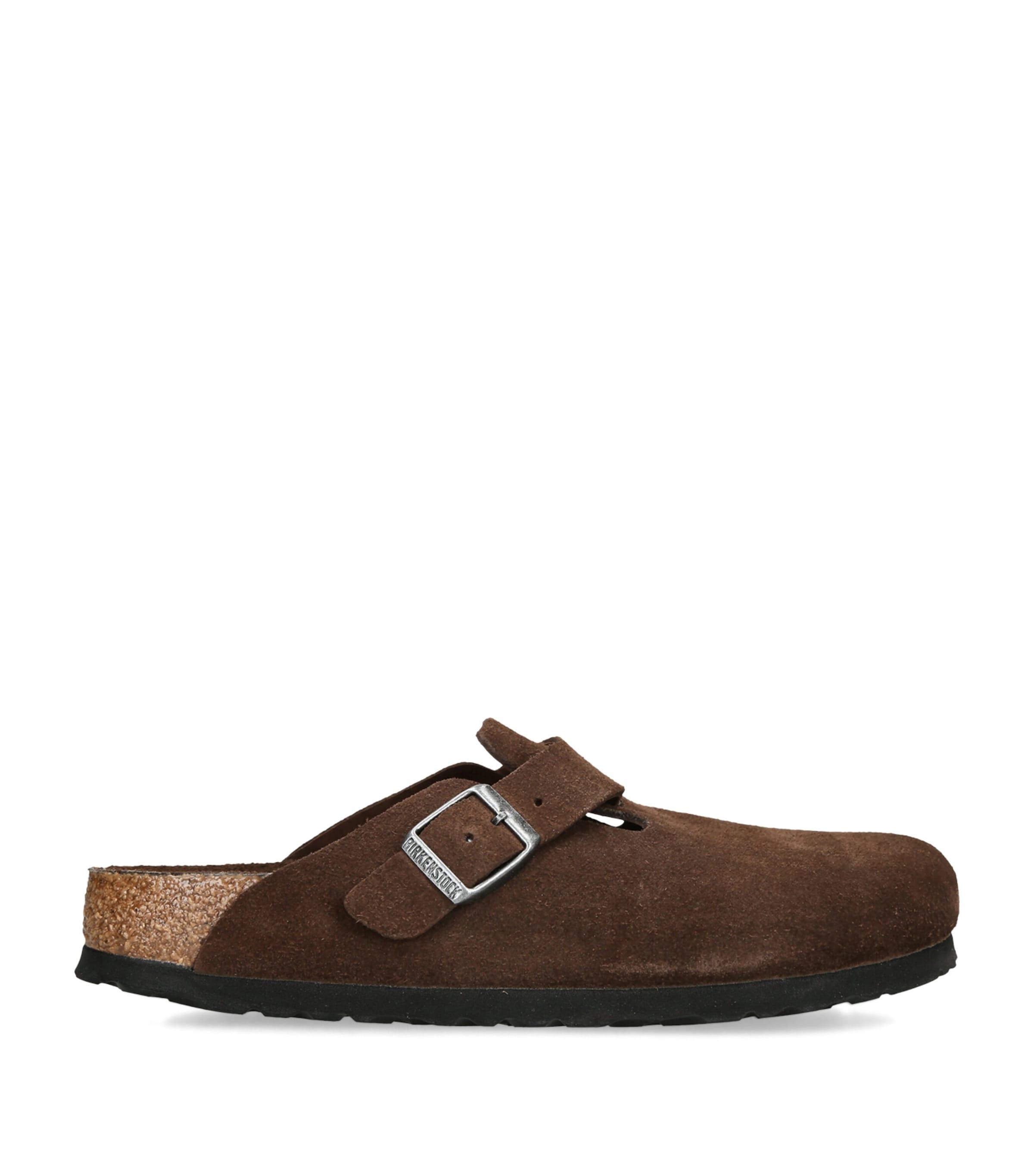 Birkenstock Suede Boston Clogs by BIRKENSTOCK