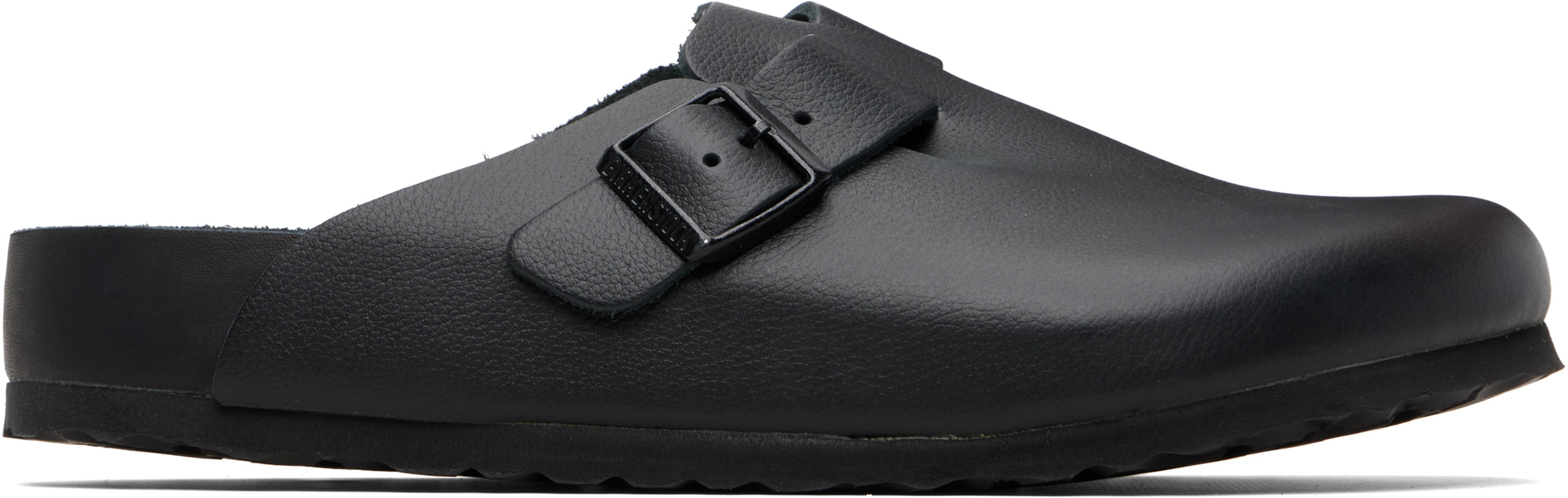 Black Narrow Boston Slip-on Loafers by BIRKENSTOCK