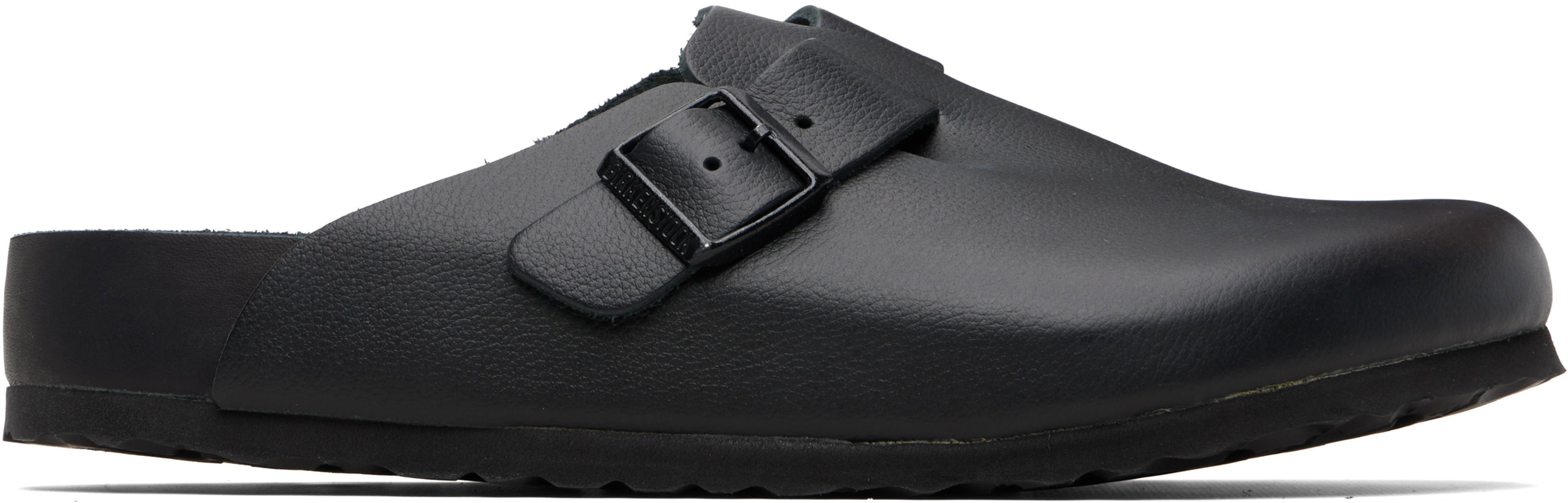 Black Regular Boston Slip-on Loafers by BIRKENSTOCK