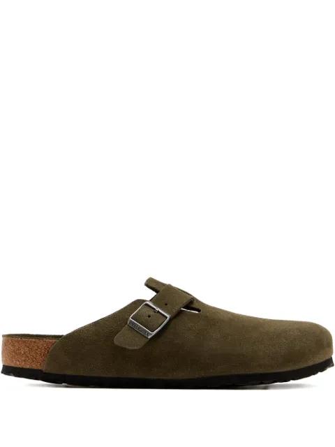 Boston BS buckle suede clogs by BIRKENSTOCK