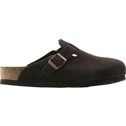 Boston Soft Footbed Suede Clog by BIRKENSTOCK
