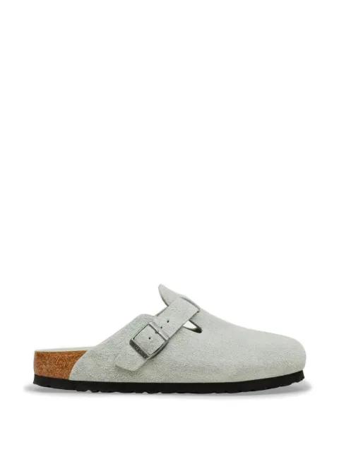 Boston buckle-fastening suede mules by BIRKENSTOCK