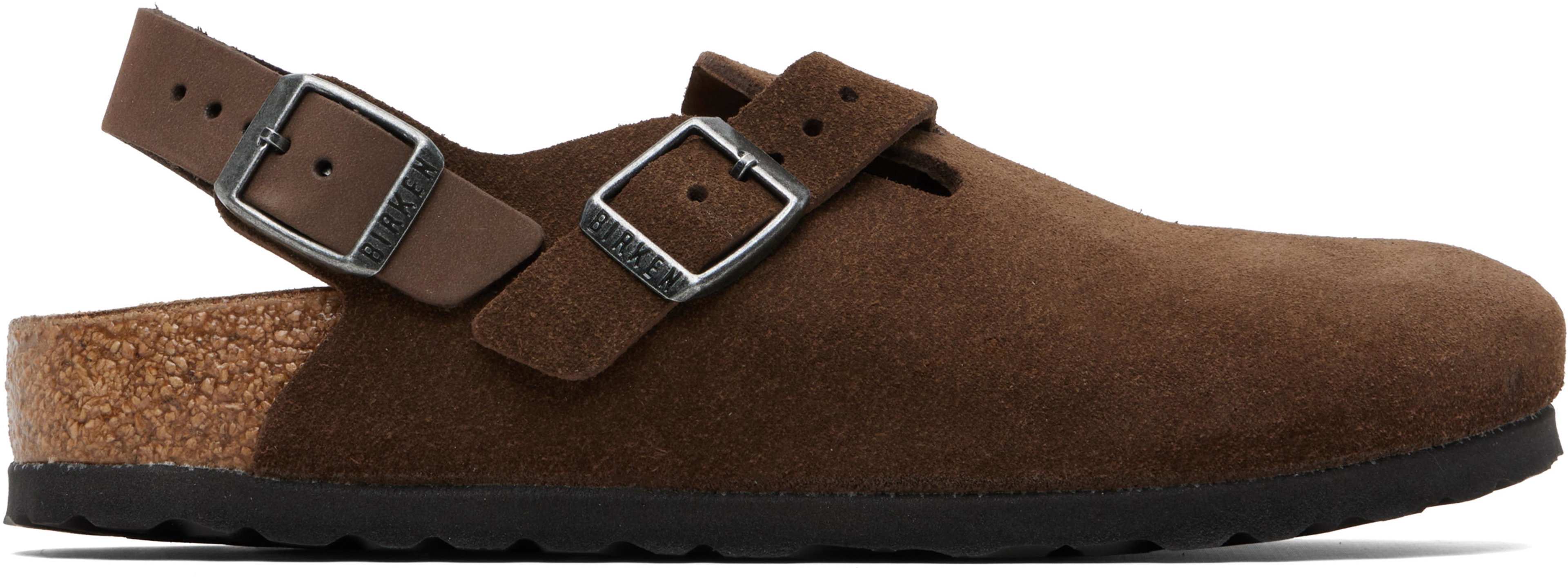 Brown Regular Tokio Slip-on Loafers by BIRKENSTOCK