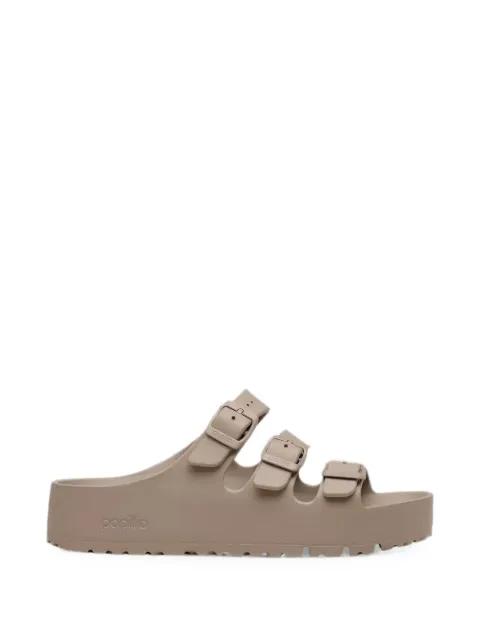 Florida buckle-strap platform slides by BIRKENSTOCK