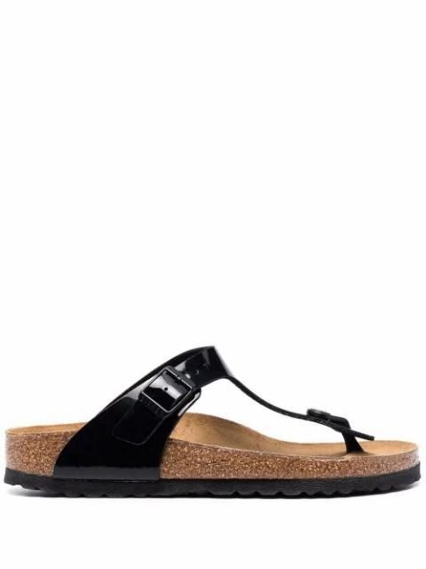 Gizeh patent-leather sandals by BIRKENSTOCK