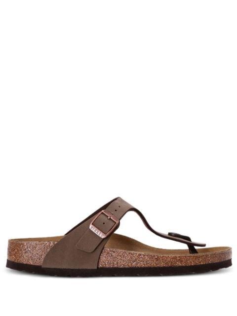 Gizeh slip-on leather sandals by BIRKENSTOCK