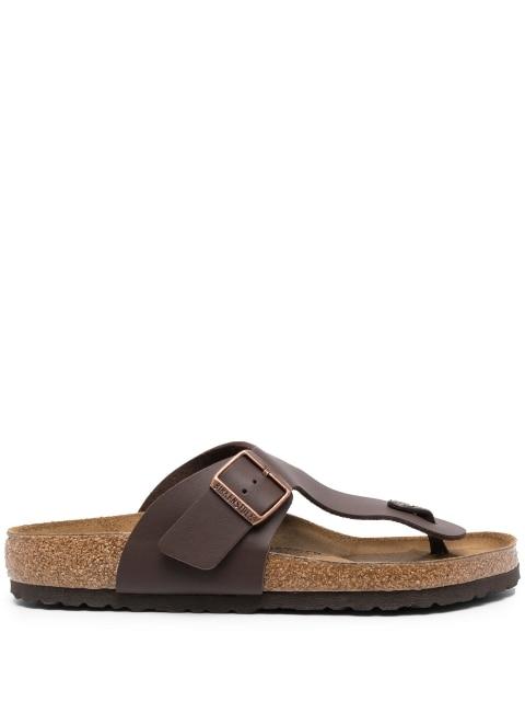 Gizeh slip-on leather sandals by BIRKENSTOCK