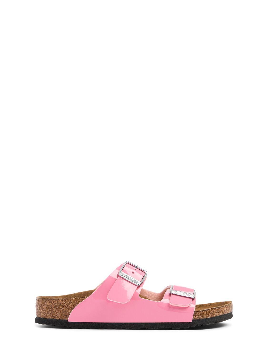 Patent Arizona Faux Leather Sandals by BIRKENSTOCK