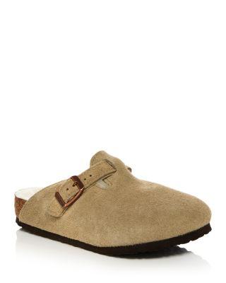 Unisex Boston Suede Shearling Clogs - Toddler by BIRKENSTOCK