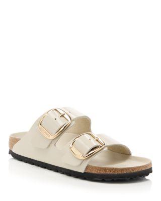 Women's Arizona High Shine Big Buckle Slide Sandals by BIRKENSTOCK