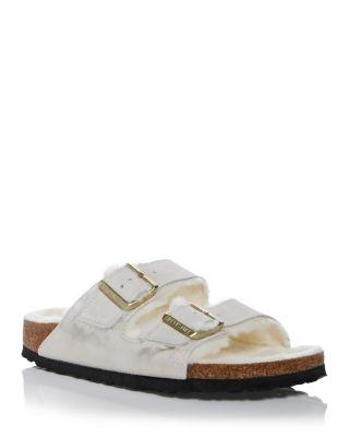 Women's Arizona Shearling Slide Sandals by BIRKENSTOCK