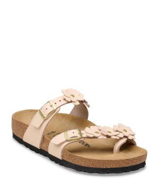 Women's Mayari Flowers Leather Sandals by BIRKENSTOCK