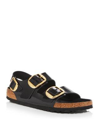Women's Milano High Shine Big Buckle Sandals by BIRKENSTOCK