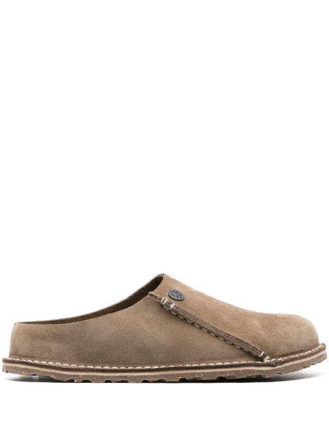 Zermatt logo-debossed suede slippers by BIRKENSTOCK