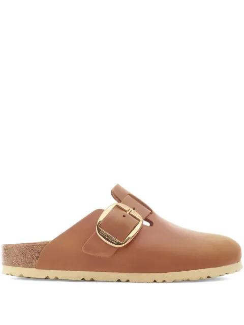 buckle leather clogs by BIRKENSTOCK