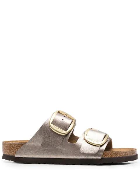 metallic-effect flat sandals by BIRKENSTOCK