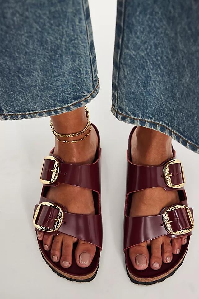 Birkenstock Arizona Hammered Big Buckle Sandals by BIRKENSTOCK | FREE PEOPLE
