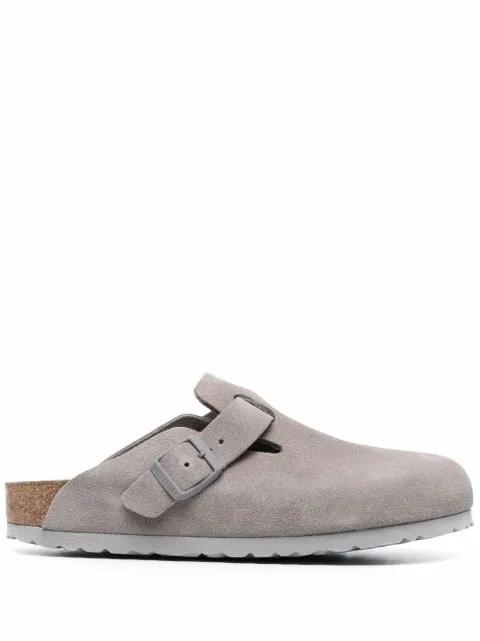 slip-on suede sandals by BIRKENSTOCK