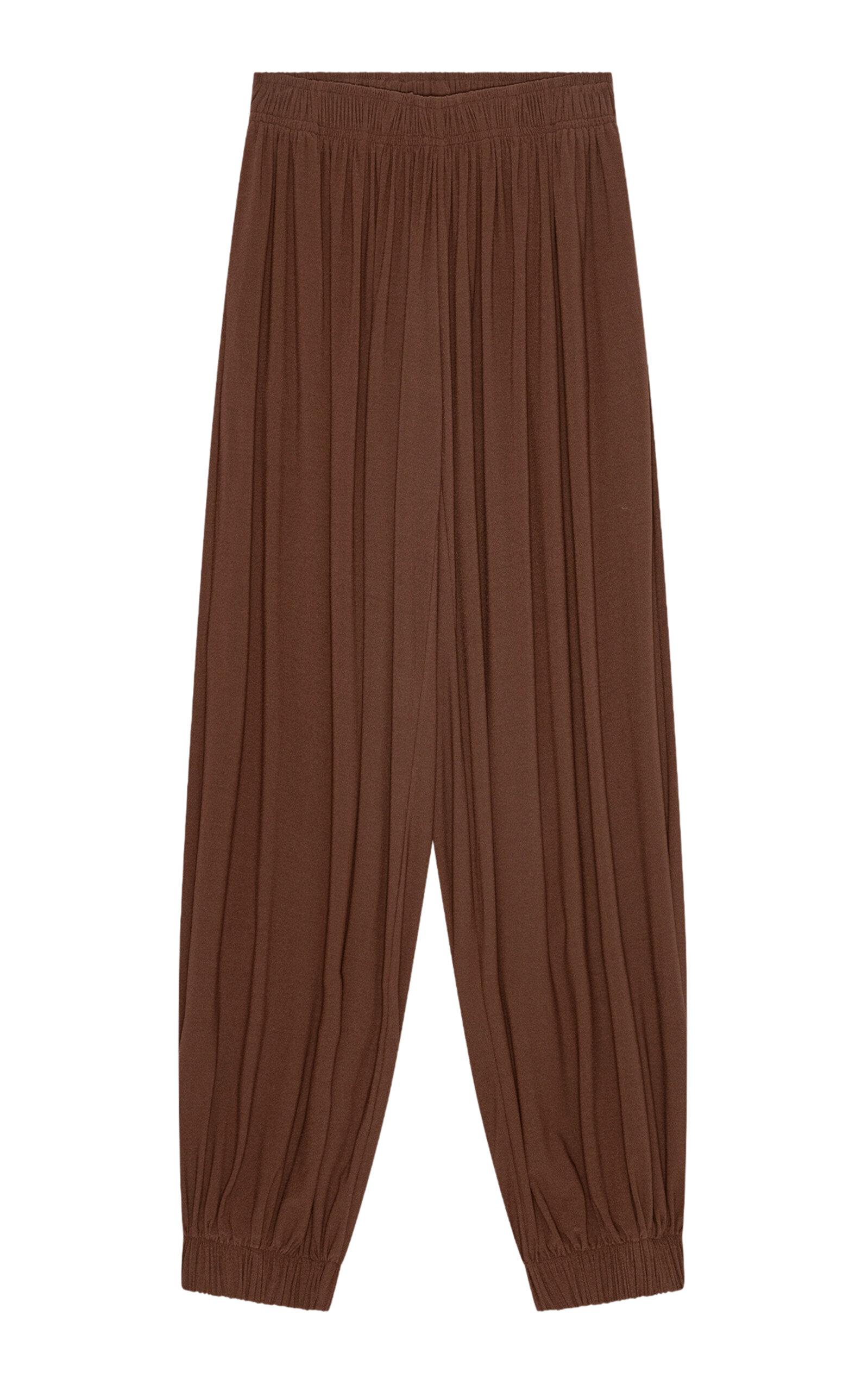 BIRROT Lay1 Gathered Wide-Leg Pants - Moda Operandi by BIRROT