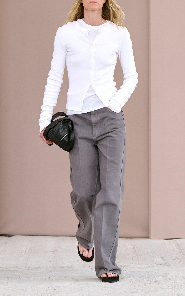BIRROT Line Cotton Cardigan -oda Operandi by BIRROT