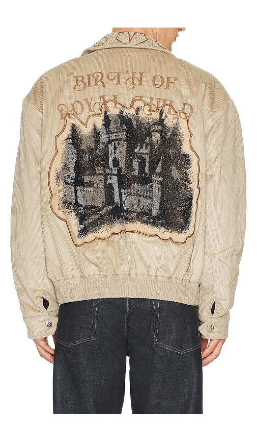 Birth Of Royal Child Corduroy Castle Jacket in Brown by BIRTH OF ROYAL CHILD