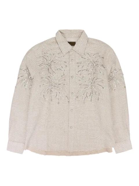 beaded fireworks shirt by BIRTH OF ROYAL CHILD