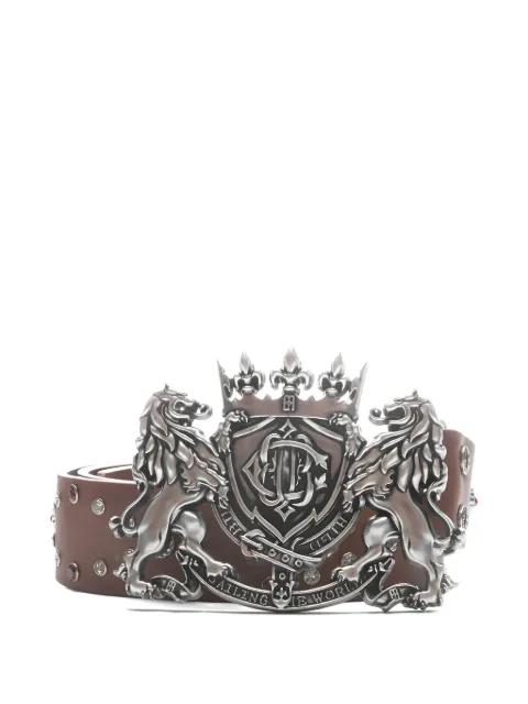 lion-medal crystal-embellished belt by BIRTH OF ROYAL CHILD