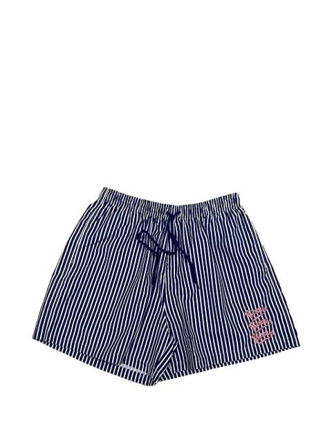 striped swim shorts by BISOUS SKATEBOARDS