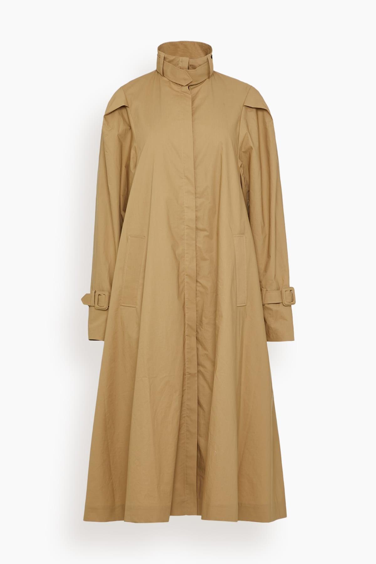 Chet Light Cotton Trench in Barley by BITE STUDIOS