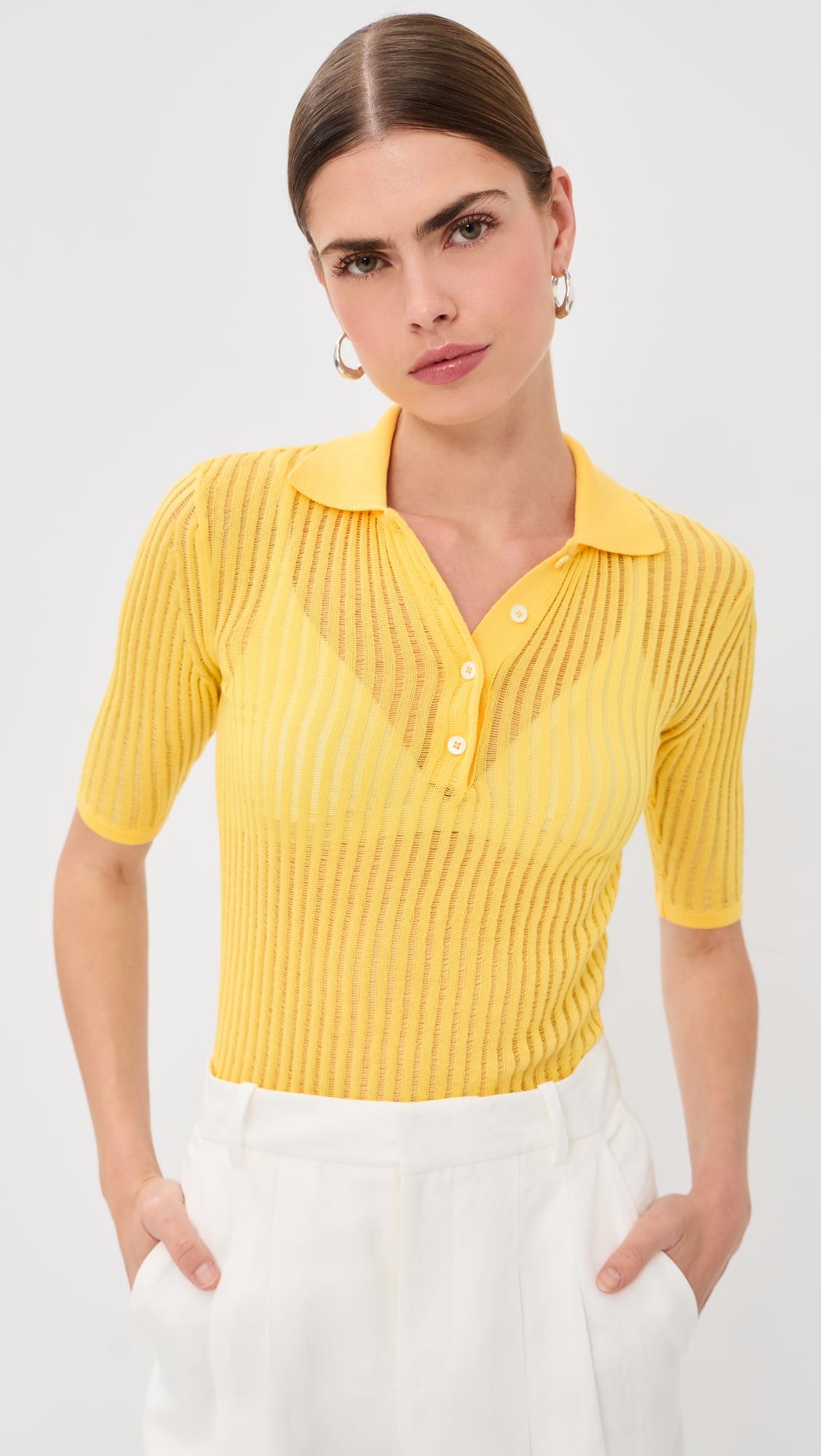 Cotton Net Rib Top by BITE STUDIOS