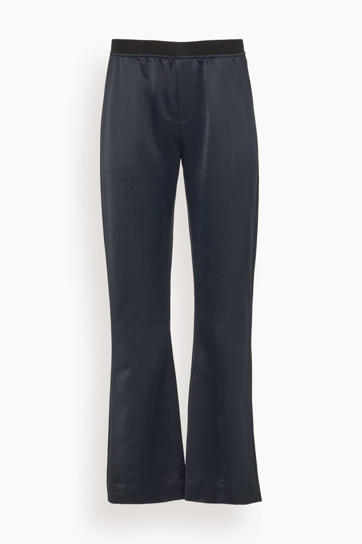 Relaxed Satin Trouser in Black by BITE STUDIOS