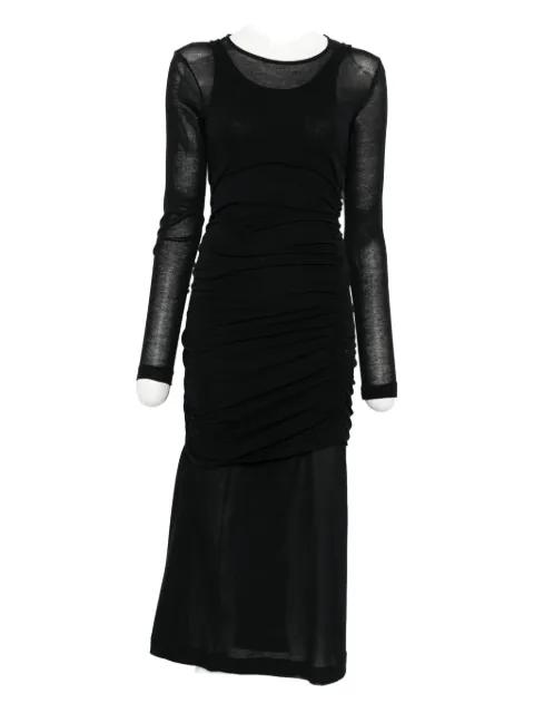 Rigel layered gathered dress by BITE STUDIOS