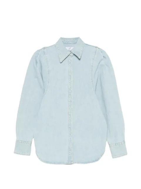 puff-sleeve denim shirt by BITE STUDIOS