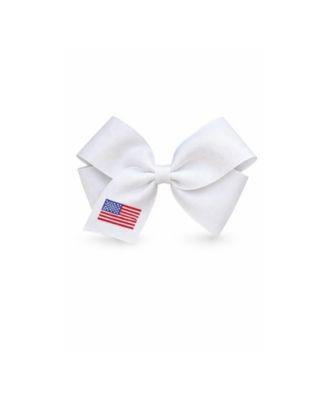 Girls' American Flag Hair Bow - Little Kid by BITS&BOWS